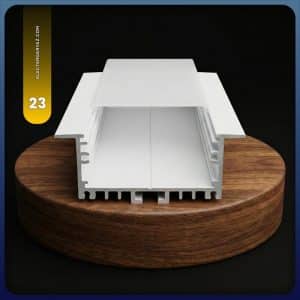 پروفیل لاین نوری فنرخور توکار کد 23