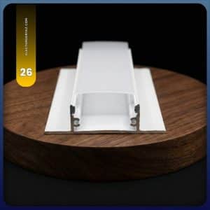 پروفیل لاین نوری نمای ساختمان کد 26