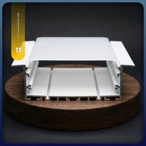 پروفیل لاین نوری فنرخور توکار کد 11