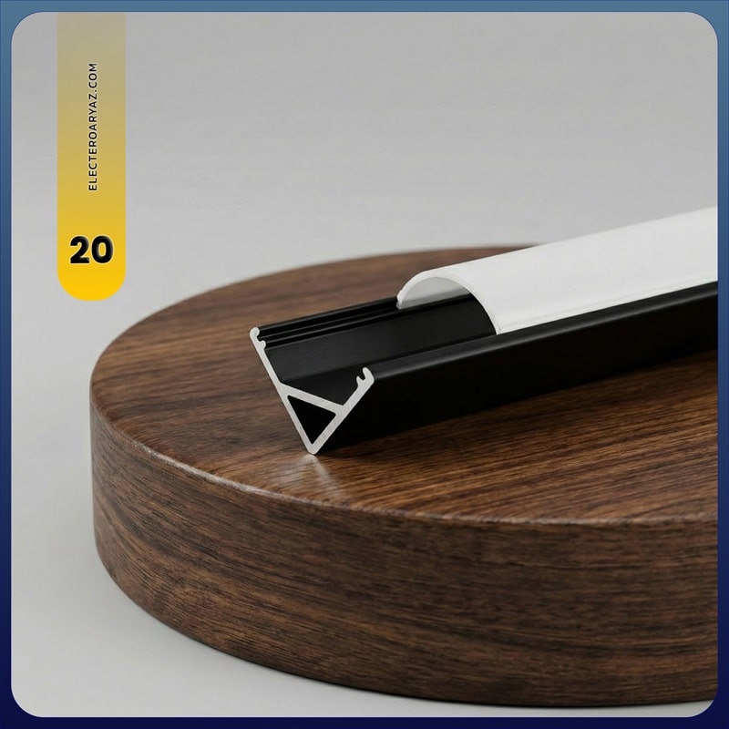 پروفیل لاین نوری آویز کد 20 پروفیل لاین نوری آویز کد 20