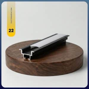 پروفیل لاین نوری فنرخور MDF کد 22