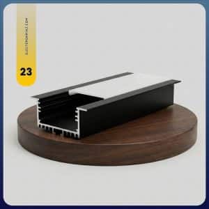 پروفیل لاین نوری فنرخور توکار کد 23