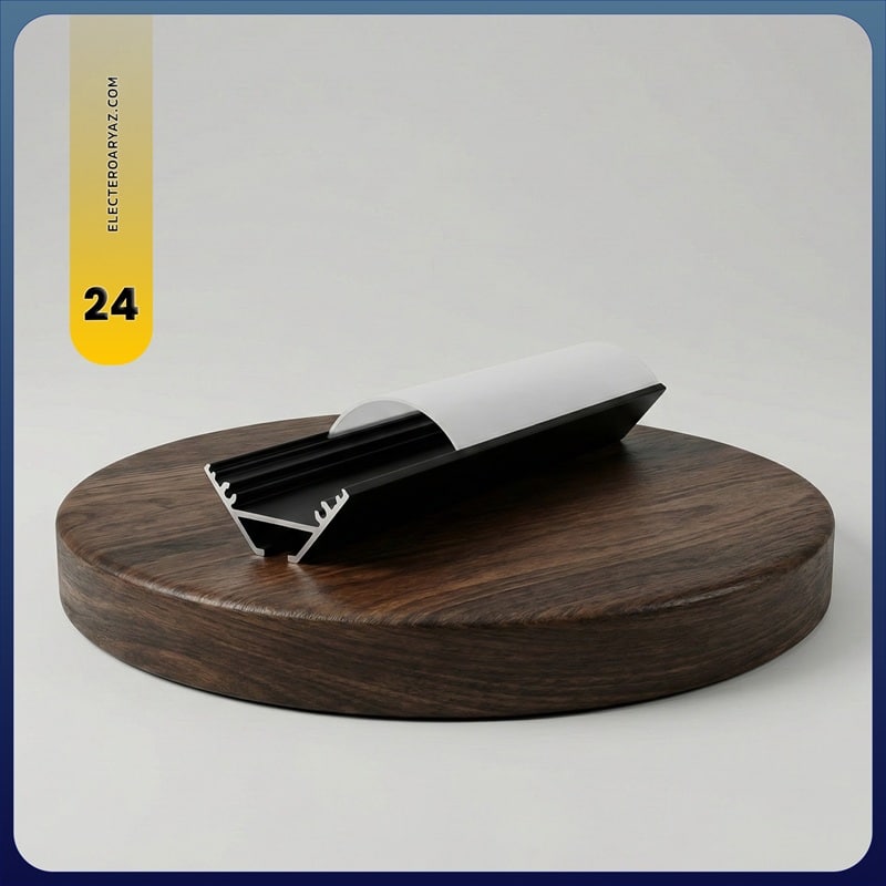 پروفیل لاین نوری آویز کد 24 پروفیل لاین نوری آویز کد 24