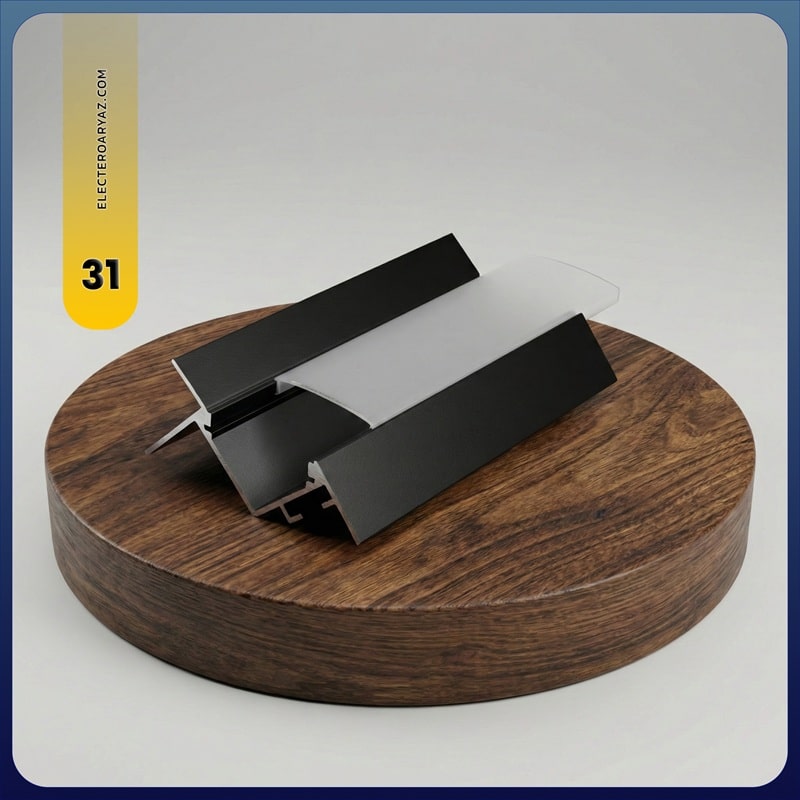 پروفیل لاین نوری چفت کناف کد 31 پروفیل لاین نوری چفت کناف کد 31