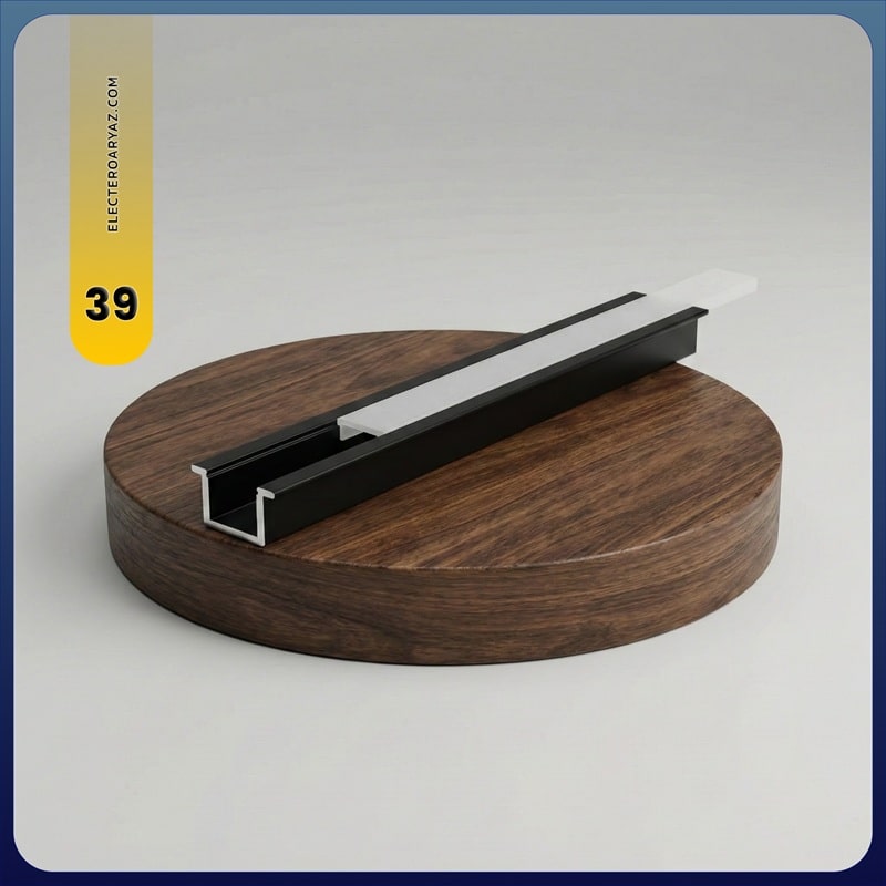 پروفیل لاین نوری توکار کد 39 پروفیل لاین نوری توکار کد 39